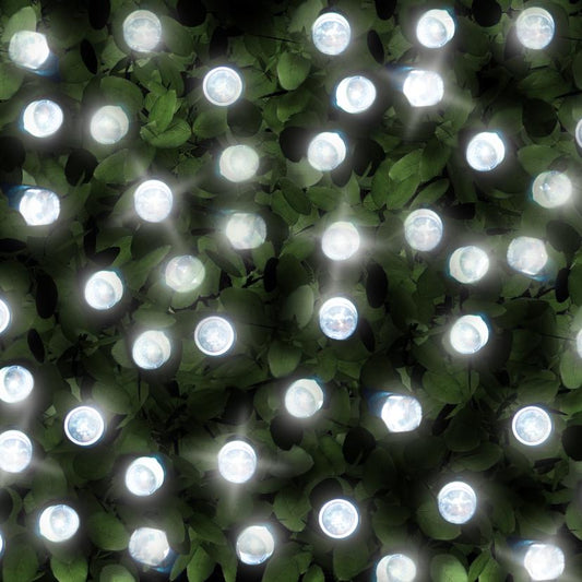 200 Bright White LED Solar Fairy Lights - Dual Powered via USB - SPV Lights